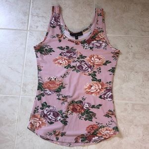 Floral print super soft tank top!